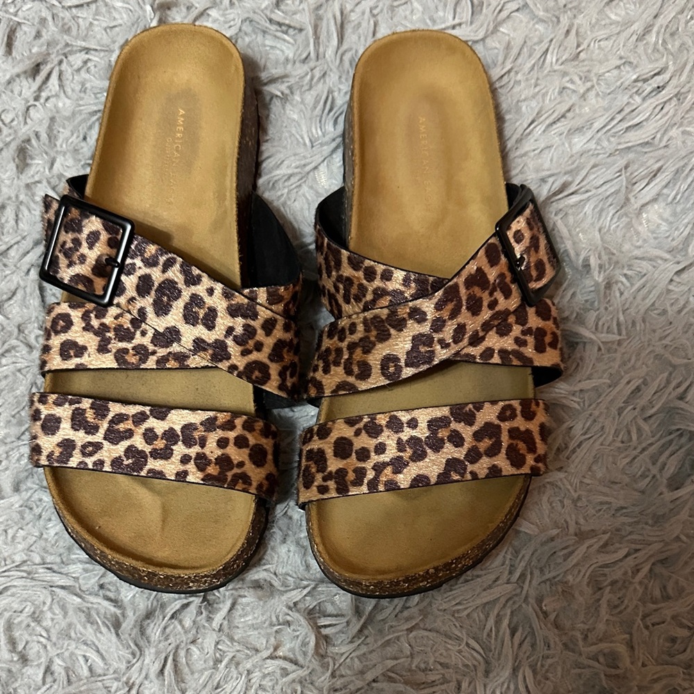 American Eagle Outfitters Leopard Print Sandals
